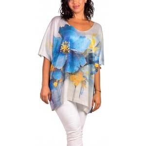 NEW GIGI MODA papavero knit top in blue